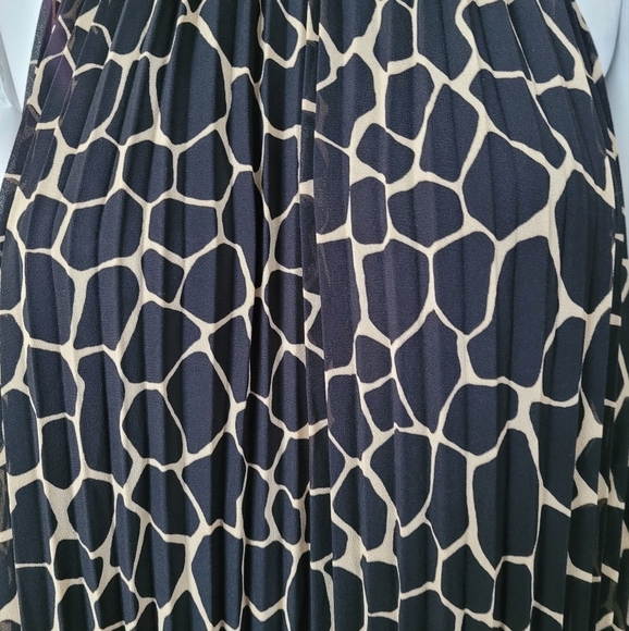 MICHAEL Michael Kors Giraffe Print Pleated Halter Neck Top 1X - Picture 8 of 12